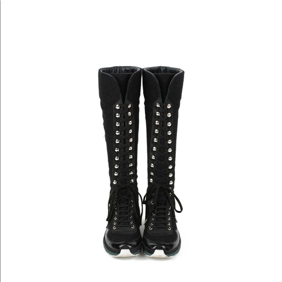 CHANEL

Tweed Sneaker Boot SZ 38 - Picture 2 of 2